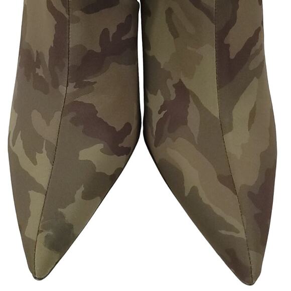 Good American Kickstand Bootie Camo Neoprene High Heeled Ankle Boot - Picture 4 of 11